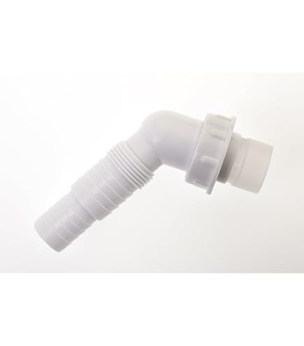 SPARES2GO Kit Scarico Sifone 40mm Per Lavello: Doppio Attacco Per Lavatrice E Lavastoviglie, 75mm