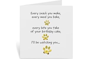 GoDoggy Funny Dog birthday card - Make their birthday 'pawfect'! - for Mum/Dad/Husband/Wife. Make any dog lover's day. Guaranteed to bring a smile & wag to their tail