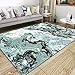 Produktbild Aishankra Einfacher Teppich Tinte-Spritzender Kunst-Bereichs-Wolldecken Wohnzimmer-Kaffee-Tabellen-Schlafzimmer-Nachttisch-Computer-Sitz-Stuhl-Kissen,7,4'6''X6'6''/140X200CM