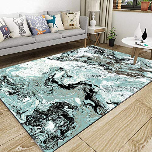 Preisvergleich Produktbild Aishankra Einfacher Teppich Tinte-Spritzender Kunst-Bereichs-Wolldecken Wohnzimmer-Kaffee-Tabellen-Schlafzimm... / 140X200CM