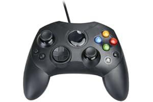 Assecure Compatible Original Black Xbox Slim S Type Wired Controller Gamepad ...