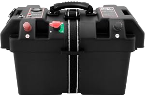 Batterilåda, förvaring batterilåda med handtag och LED-display