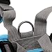 BTSKY 3 in 1 Baby Toddler Cartoon Animal Walking Safety Harness Portable High Chair Cart Safety Strap Learning Assistant Belt Shopping Cart Safety Strap (blue)