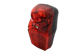 nean Feu arrière Dynamo de vélo avec feu de stationnement, réflecteur et Homologation StVZO, 7 Candela