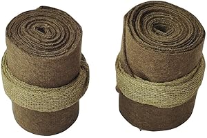 WARCRAFT EXPORTS British WW1 Long Putties Puttees| Long Legging Putties | WW1 British Army Gear Legging Puttees| Wool Puttees Boots Wraps