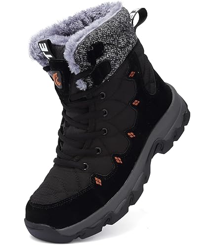 Mishansha Unisex winterschoenen heren warm gevoerde winterlaarzen dames waterafstotende wandelschoenen maat 36-48, abrikoos, 37 EU