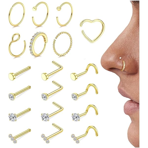 Chirurgenstahl Nasenpiercing - Piercing Shop