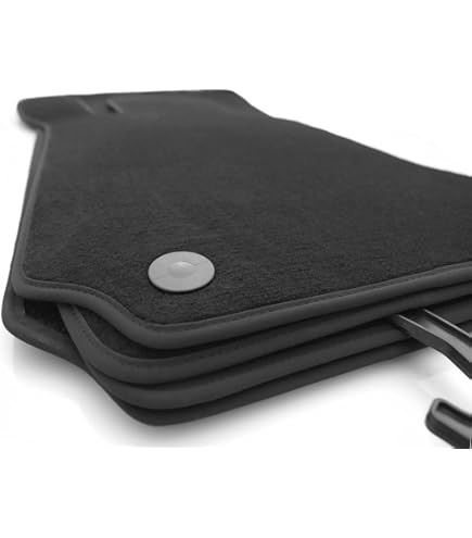 Tapis De Sol Velours Pour Mercedes Classe C W204/S204 - Jeu De 4, Fabrication Allemande !