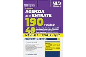 Concorso 190 posti Agenzia delle Entrate. Manuale + Quiz per il profilo 49 per i processi di gestione di gare e contratti pubblici, prevenzione della corruzione e data protection (Cod. 49FG/GC-PC)