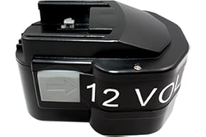 ZUIRUNDA Batterie de rechange NI-MH 12 V 3500 mAh pour AEG 4932353639 B12 BF12 BS12X BX12 BXL12 BXS12 P12P P12T S12P SB2E12 SB2E12T BAS12T MXM12 YTB00001 4 93235 3520