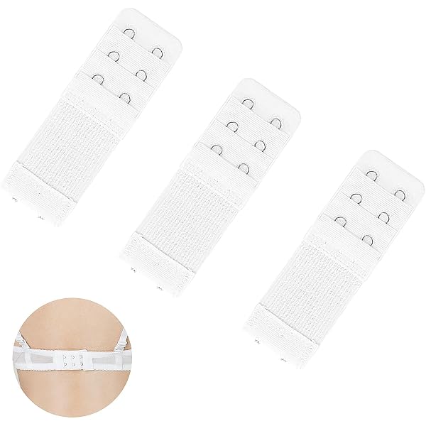 H&ap;S BH Verlängerung It 2 Und 3 Haken - 12 Stück - Elastische Nylon
