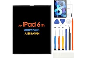 ARSSLY LCD Schermo per iPad 2018 LCD Display per iPad A1893 A1954 Assemblea Sostituzione Schermo di Vetro Digitalizzatore con Riparazione Kit