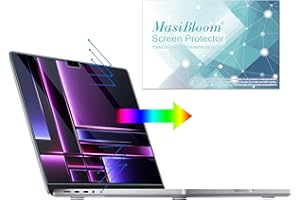 MASIBLOOM Anti Blue Light Screen Protector for MacBook Pro 14" Inches M3 M2 M1 Max/Pro Chip 2021-2023 Released 5H Protector Accessories