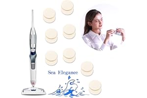 LeFix Lot de 16 disques parfumés pour balai vapeur (Sea Elegance) compatibles avec les séries Bissell Powerfresh et Symphony, y compris les modèles des séries 1940, 1440, 1132, 1543 et 1544