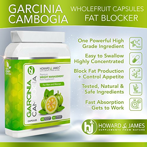 Garcinia CAMBOGIA (120 Capsules) 1000mg Daily Serving | Pure Whole Fruit High Strength Capsules | Max Strength Tablets for Men and Women | 100% Money Back Guarantee (120 Capsules) - Image 5