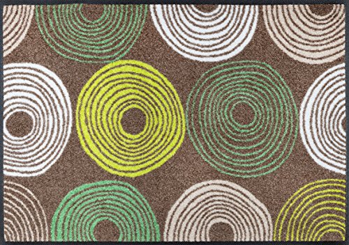 wash + dry 083207 Cyclone Fußmatte, Acryl, bunt, 75 x 50 x 0.7 cm