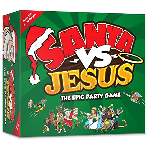 Santa VS Jesus - The Epic Christmas Party Card Game for Families, Friends, Adults, Large Groups and board game enthusiasts.