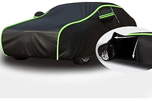 BENSIL Bache Voiture Exterieur Anti Grele pour Peugeot 206 208 2008 308, Respirante Bâche de Voiture Protection Intérieure Extérieure Tout Temps,savec Bande réfléchissante (Color : 1, Size : 208)