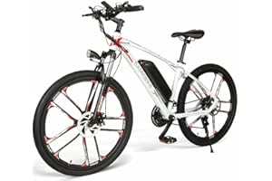 SAMEBIKE Bicicletta Elettrica per Adulti 26'',Bici Elettrica con Pedalata Assistita,City E-bike Unisex Adulto,Batteria Rimovibile 48V10AH,Bici Elettriche per 21 Velocità Uomo/Donna