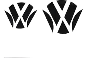 Finest Folia Lámina adhesiva para esquinas con emblema K006/K007 (negro brillante)