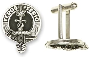 ART PEWTER Pair of Scottish Clan Crest Cufflinks, Available in over 100 Clan Crests (MacLean CCL/C71)
