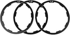 Aluminium Alloy Flywheel Hub Spacers For Bike Bottom Bracket Gaskets