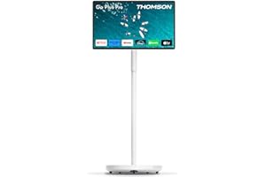 THOMSON 27 Pulgadas (69 cm) Go Plus Pro, Android Portátil, FHD (1920 × 1080), Control por Voz, Bluetooth 5.2, WiFi, Función Hotspot, hasta 4 Horas de Duración de Batería, 8 GB RAM, 64 GB Memoria