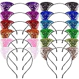 Aplicaciones amplias: las diademas con orejas de gatito se adaptan a diferentes edades y ocasiones, se pueden usar como vestimenta diaria para adultos y niñas, o como decoraciones para fiestas, como cosplay, graduación, aniversario, Navidad, Semana Santa, etc.