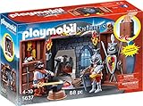 Material: Kunststoff Playmobil 5637 - Ritterschmiede, Aufklapp-Spiel-Box