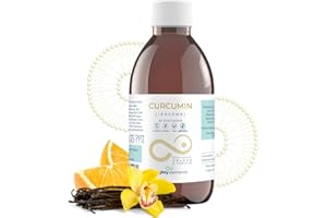 ‎MIGHTY ELEMENTS Mighty Elements Liposomales Curcumin, 250 mg Curcumin, Blutorange-Vanille Geschmack, Vegan, Glutenfrei, hohe Bioverfügbarkeit, Hochdosiert 250 ml