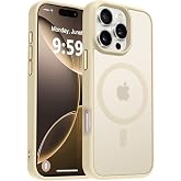 URUCHI G&uuml;&ccedil;l&uuml; Manyetik iPhone 16 Pro Max Telefon Kılıfı, [Mag-Safe ile Uyumlu] [Askeri D&uuml;zey D&uuml;şme Koruması] [G&uuml;&ccedil;l&uuml; Silikon Ke