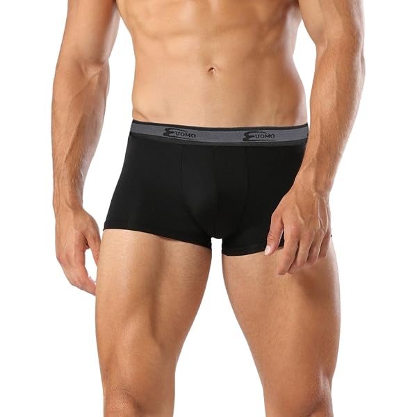 Cotonella L'Altra – 6 Boxer Uomo 2384 Con Elastico Esterno – Cotone Bielastico – Nero, Taglia 6/XL - 6