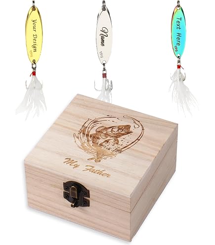 UK Personalised Laser Engraved Fishing Lure