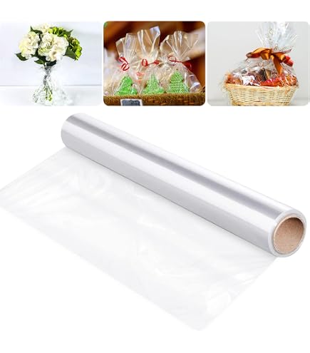 Kit Confezione Regalo: Rotolo Cellophane 30m + Fiocchi E Nastri Rosa E Oro!