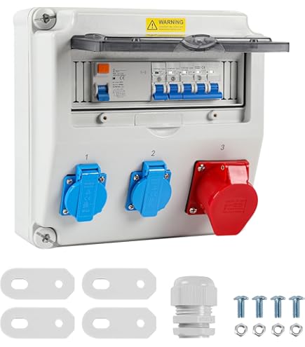 Mennekes type 1346 Cee-form contactdoos 3 polig 32 ampere 220-230 volt - Elektro Oké