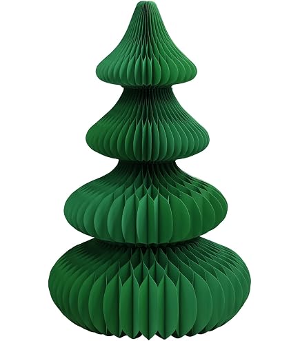 Support De Sapin De Noël En Papier Chic Antique - H 15 X 12,5 Cm Gris Français