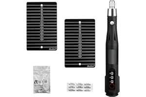 BTCDOVE Titan Seed Phrase Backup – 2x Reine Titanplatten mit Elektroschreiber, Manipulationsschutz, Schraubsicherung & Gravurkarte – Feuerfestes Wallet Recovery Kit für Bitcoin & Krypto