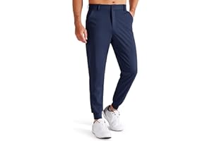 Libin Pantaloni da Golf da Uomo Elasticizzati Slim Fit Jogging Pants Sportivi Abito Pantaloni Lunghi Jogger Tessuto Pants con Tasche