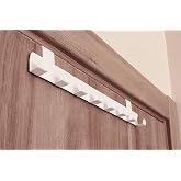 Risingmaber Metal Beyaz Amerikan Kapı Arkası Askılık Organizer Askılık ve Banyo Kapı Arkası Askılık MT60B