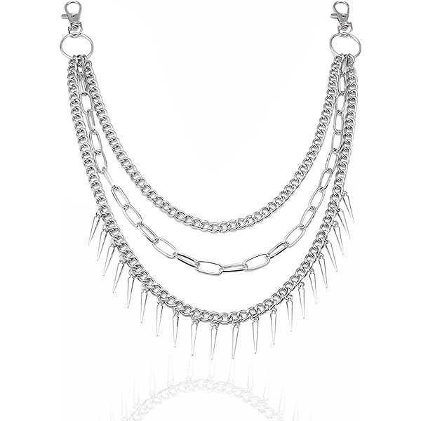 Hose Kette Jeans Ketten Set - Hip Hop Punk Style Für Damen & Herren