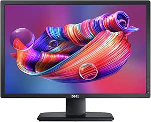 Dell UltraSharp U2412M 24 inch LCD TFT Monitor (16:10, 1920x1200, 300 cd/m2), Black
