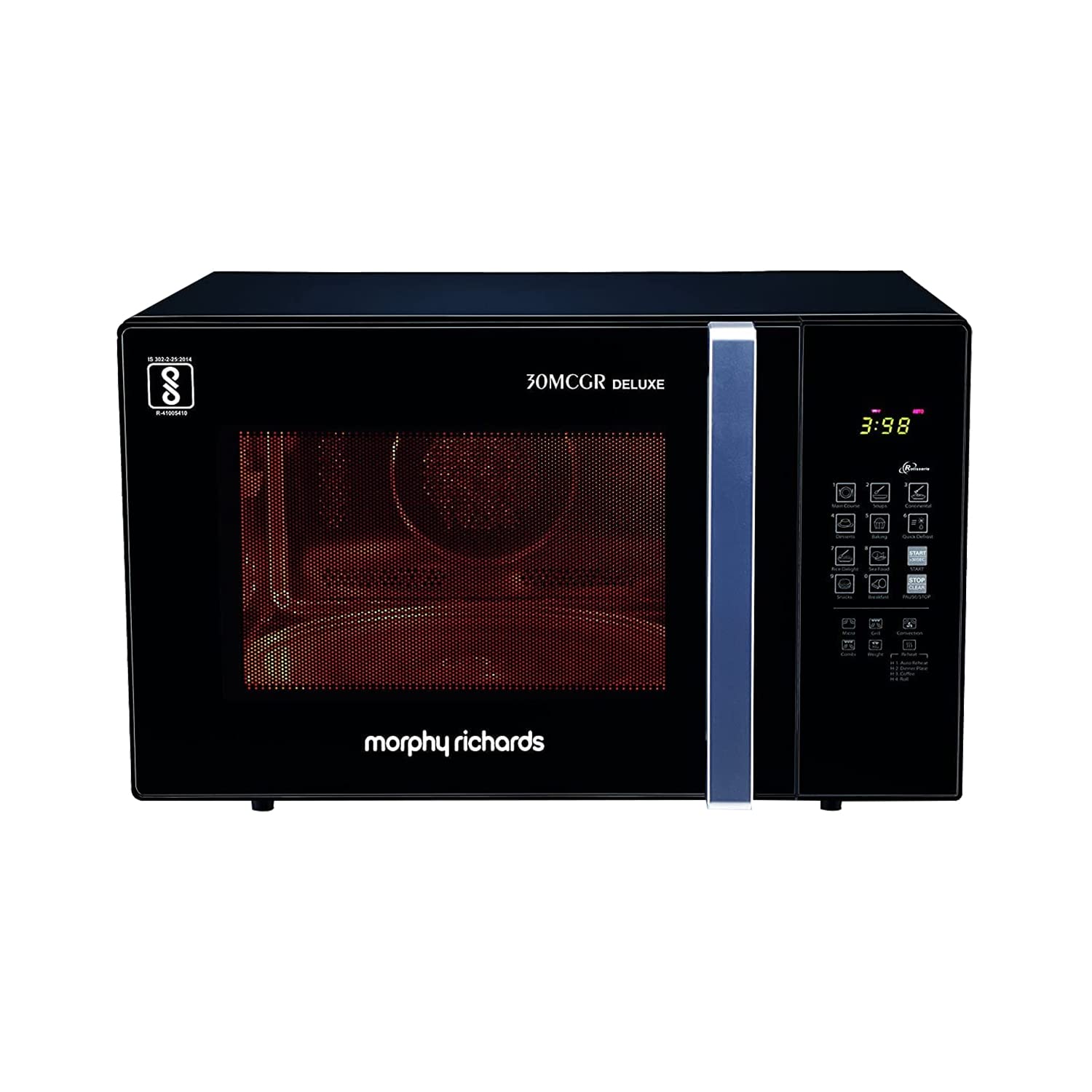 Morphy Richards 30 MCGR Deluxe 30L Convection Microwave Oven Review: Motorised Rotisserie, 200 Autocook Menus, Child Lock Feature
