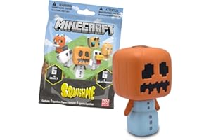 Just Toys LLC Minecraft SquishMe Série 3, Blind (Mystery) Pack, 1 figurine de 6, JTMIN-35114