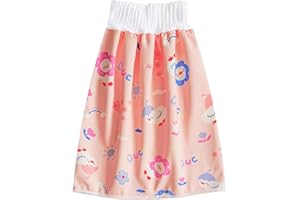 ZHONYEE Waterproof Diaper Skirt for Baby Toddler Reusable Bed Wetting Training Diaper Shorts for Boys and Girls Night Time (Duck)