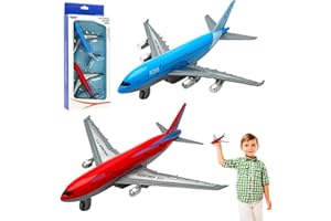 NimblusToy Avion Jouet, 2pcs Aircraft Toys Set, Modèle Avion Alliage, Plane Model, Miniatur Avion Model, Cadeau Noël Anniversaire Jeu Collection Garçon Fille 3-12 Ans -B