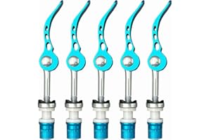 DAZISEN Quick Release Bicycle Clamp - Seatpost Clamp Suitable for Mountain Bicycle Road Bike,Blue,60 * 65mm