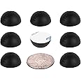 .75" Platinum Silicone Hemisphere Bumper, Non-Skid Isolation Feet with Adhesive | 20 Duro | 8 Pack