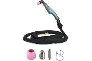SUSEMSE Plasma Cutter Torch AG-60 SG-55 WSD-P60 HF Pilot Arc Non-Touch Start Plasma Cutting Torch with Cable Connection 2 Pins 60A 3M