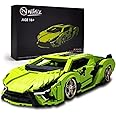 Nifeliz Mini SAI Sports Car MOC Building Blocks and Construction Toy, Adult Collectible Model Cars Set to Build, 1:14 Scale Sports Car Model (1133 Pcs)