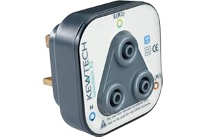 Kewtech KEWCHECK R2 Socket Testing Adaptor - Test Without Removing Wall Socket
